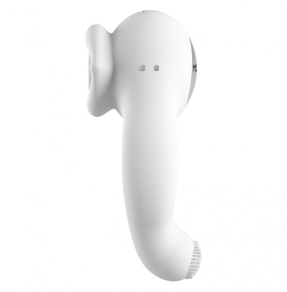 MizzZee - Interactive Suction Vibration Cock Ring (Chargeable - White)